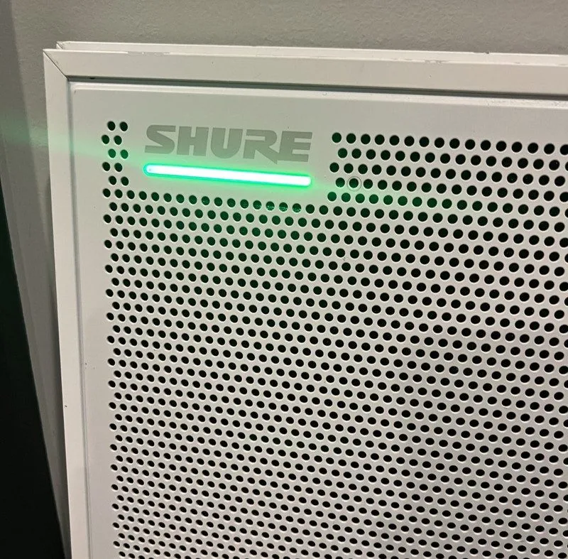 Микрофон Shure MXA910W Microflex Advance White Ceiling Array Microphone Dante Po