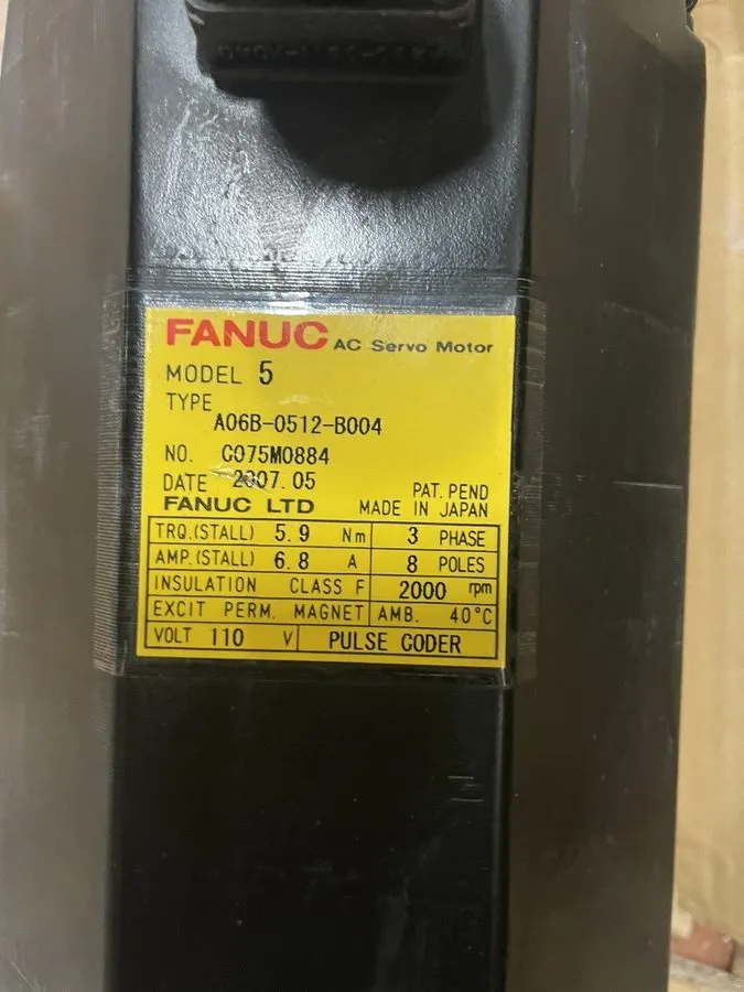 Серводвигатель GE FANUC A06B-0512-B004 AC SERVO MOTOR