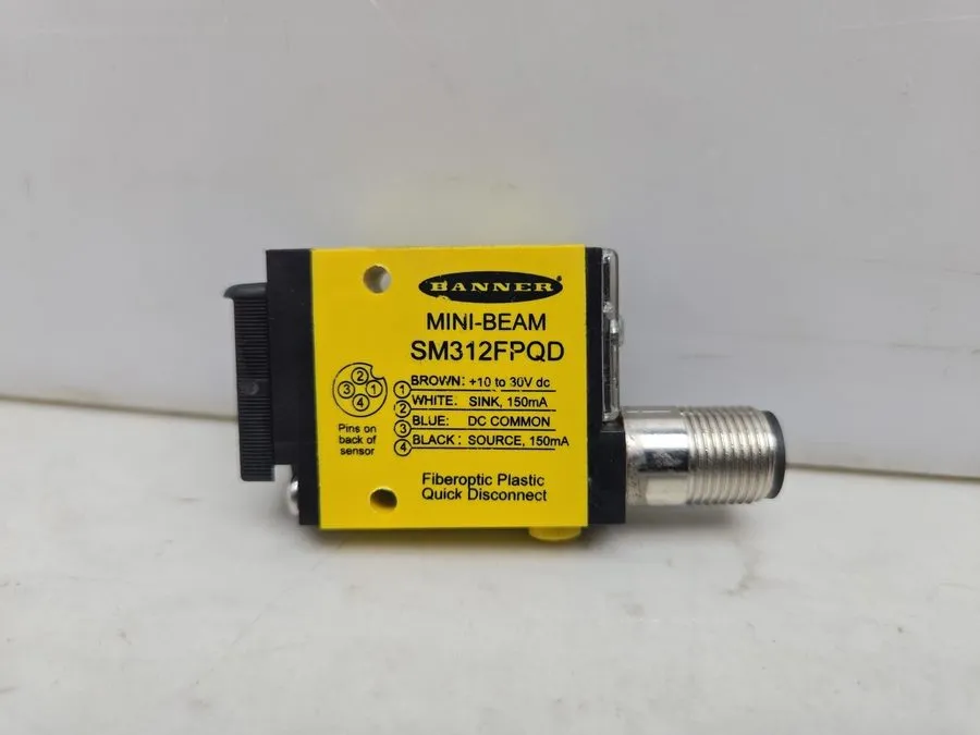 Фотоэлектрический датчик Banner SM312FPQD Photoelectric Sensor Mini-Beam Fiber O