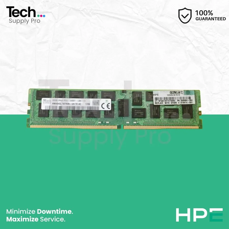 Модуль памяти 805353-B21 HPE 32GB (1x32GB) 2RX4 PC4-2400T DDR4 Server Memory 809