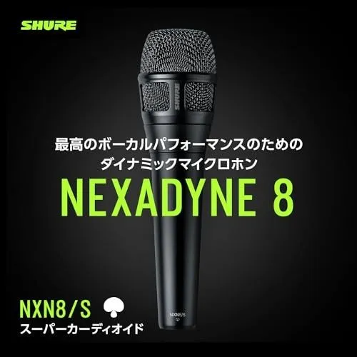 Микрофон SHURE Dynamic Microphone NEXADYNE8/S NXN8/SJ: Supercardioid Unidirectio — фото лота 2