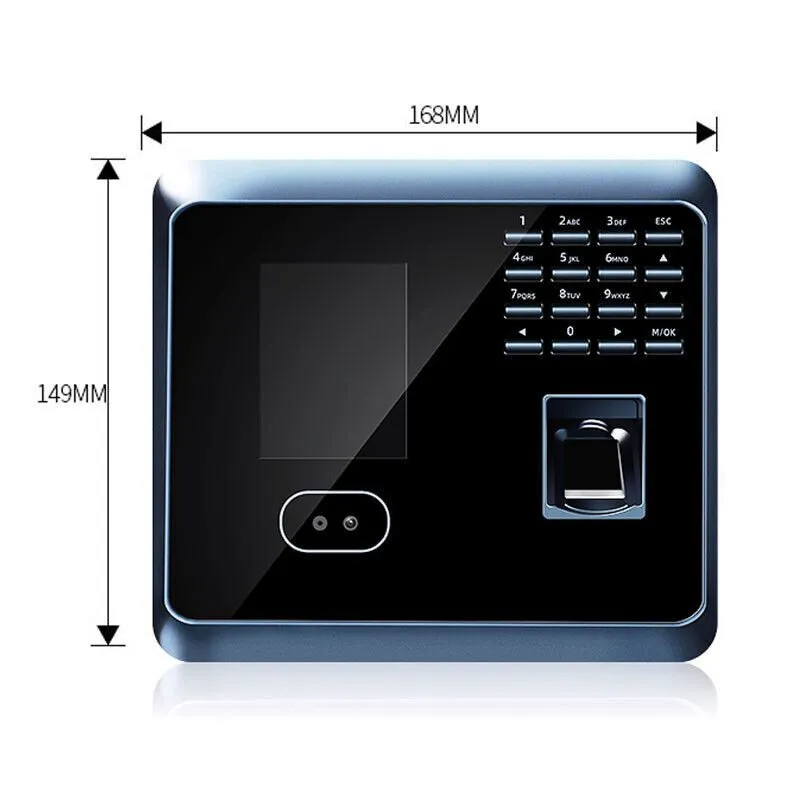 Оборудование видеонаблюдения ZKTeco UF100Plus WiFi Biometric Fingerprint Face Re — фото лота 2