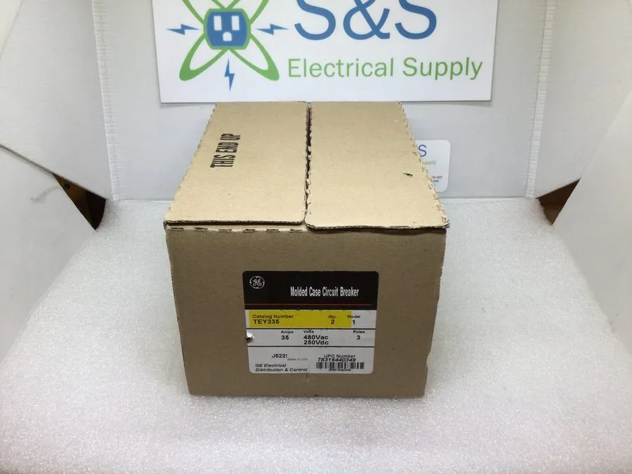 Автоматический выключатель GE TEY335 35A 3-Pole 277/480V AC Molded Case Circuit 