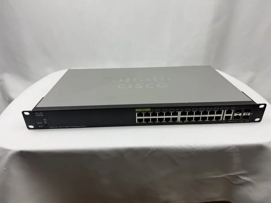 Коммутатор Cisco Enterprise (SG350-28P-K9) 28 Port Rack Mountable Power over Eth