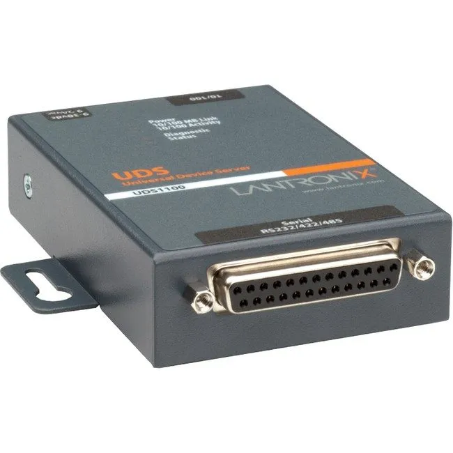 IIoT-устройство Lantronix UDS1100/UDS2100 Device Server 1- or 2-Port Serial-to-E