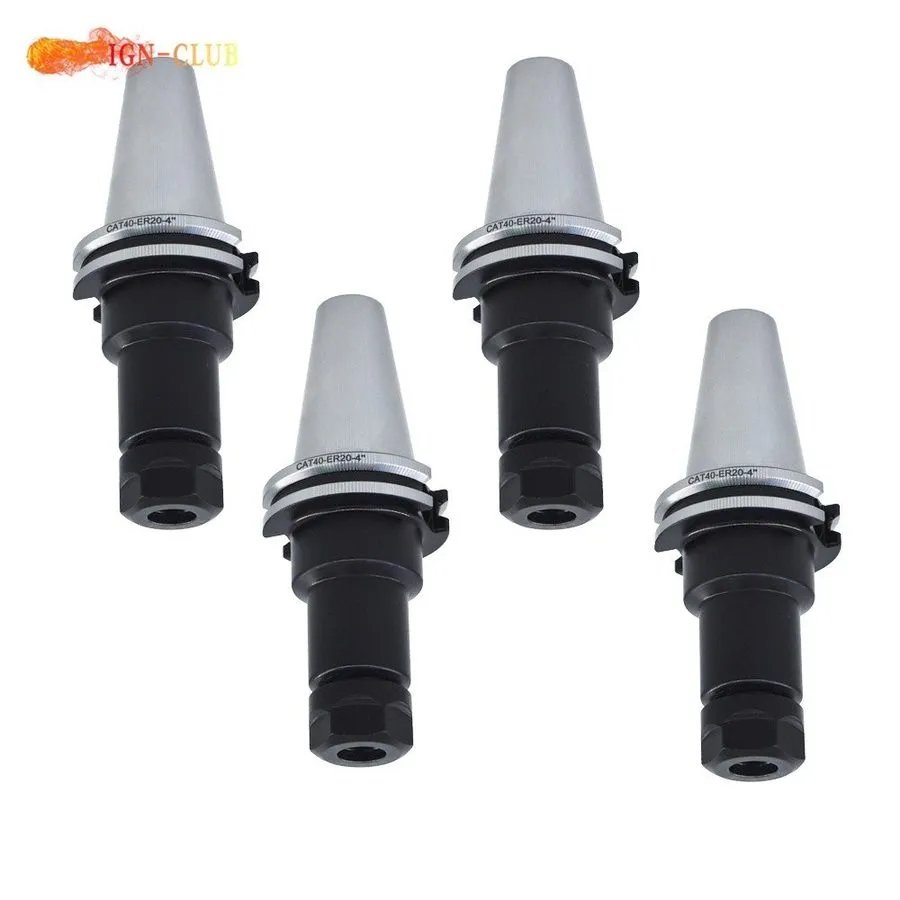Режущий инструмент CAT40-ER20 Collet Chucks W. 4" Long Gage Length-4 Chucks Tool — фото лота 2