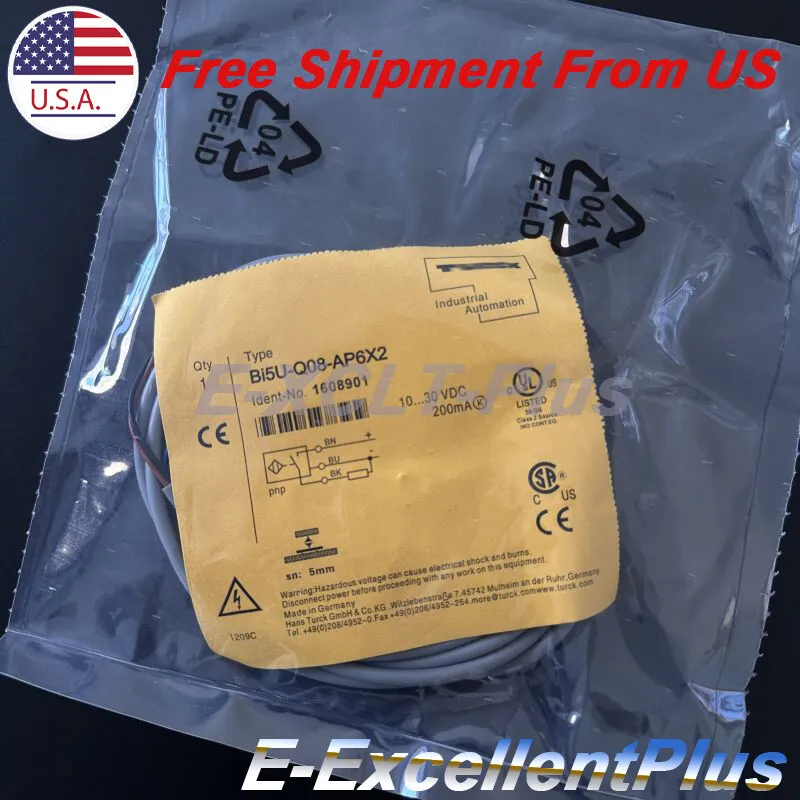 Датчик приближения Replace TURCK BI5U-Q08-AP6X2 Proximity Sensor 10-30VDC