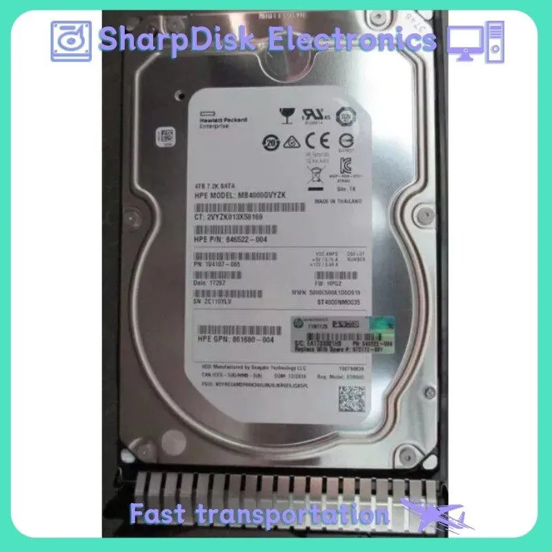 Жёсткий диск HPE 801888-B21 801925-001 4TB SATA 7.2K 6Gb 3.5'' LFF Internal Hard