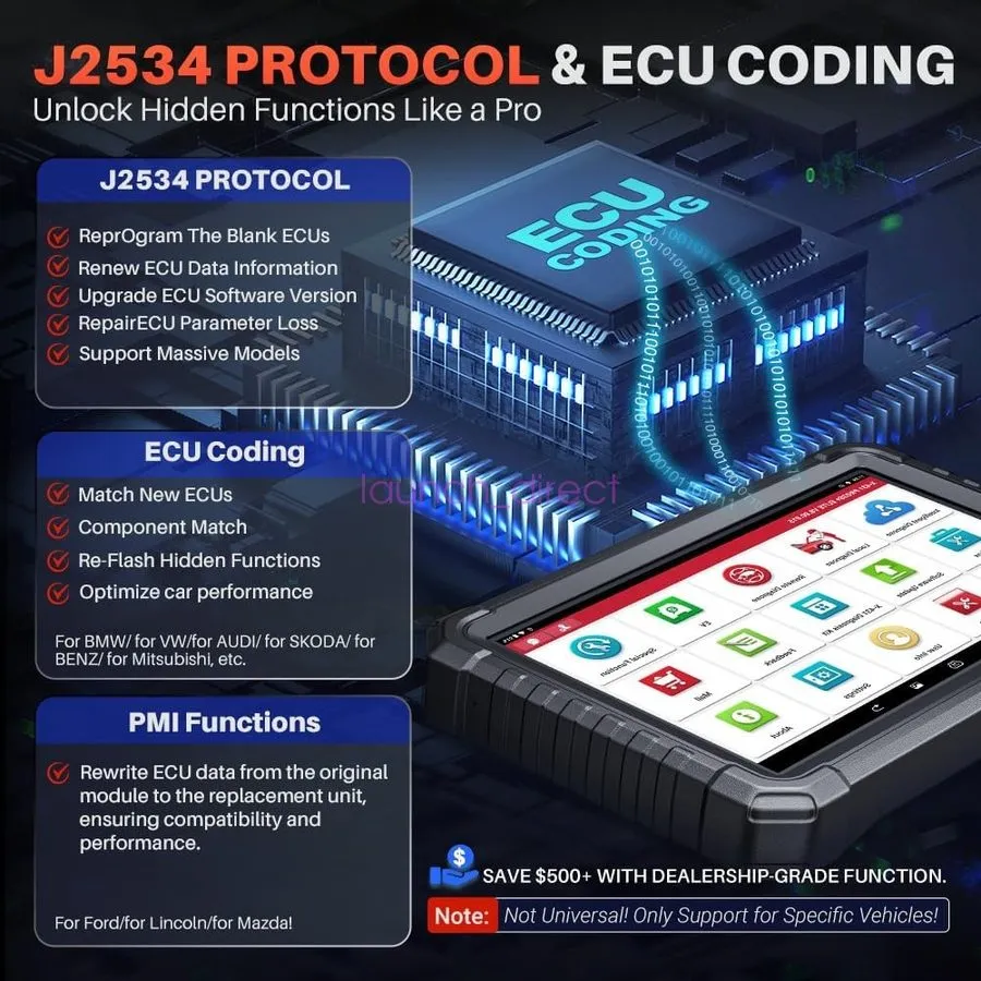 Диагностический сканер 2025 LAUNCH X431 PRO3S+ELITE Car Diagnostic Scanner Tool