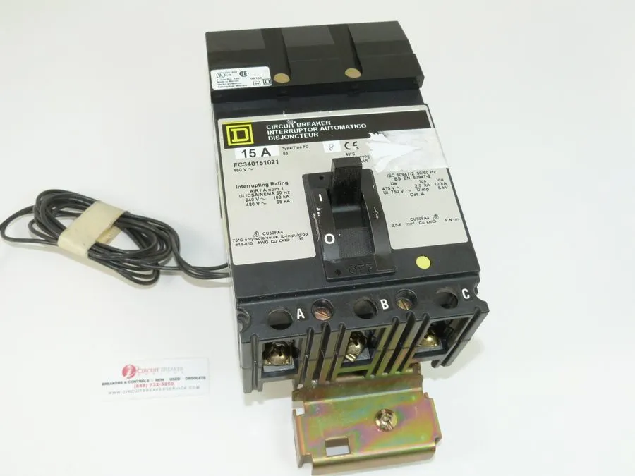 Автоматический выключатель Square D FC340151021 3p 15a 480v Circuit Breaker With