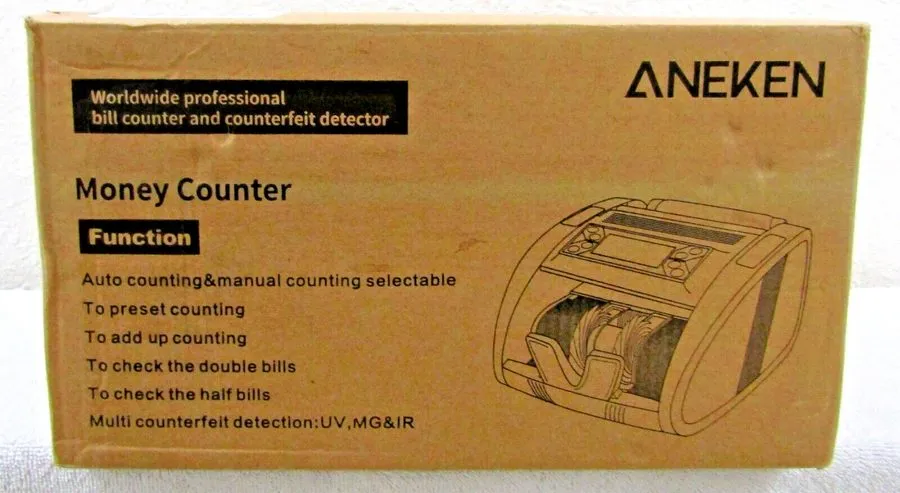 Счётчик банкнот Aneken NX-580 Money Counter UV/MG/IR Counterfeit Detection Bill 