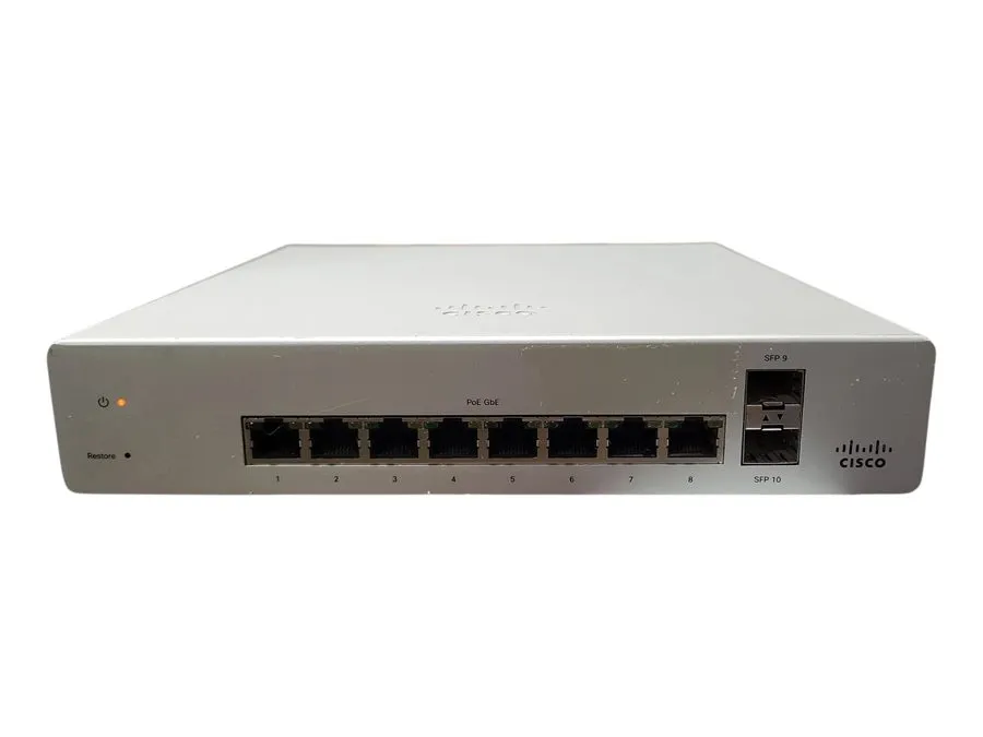 Коммутатор Cisco Meraki MS220-8P Cloud Managed Switch 8-Port Gigabit PoE 8x 1GbE