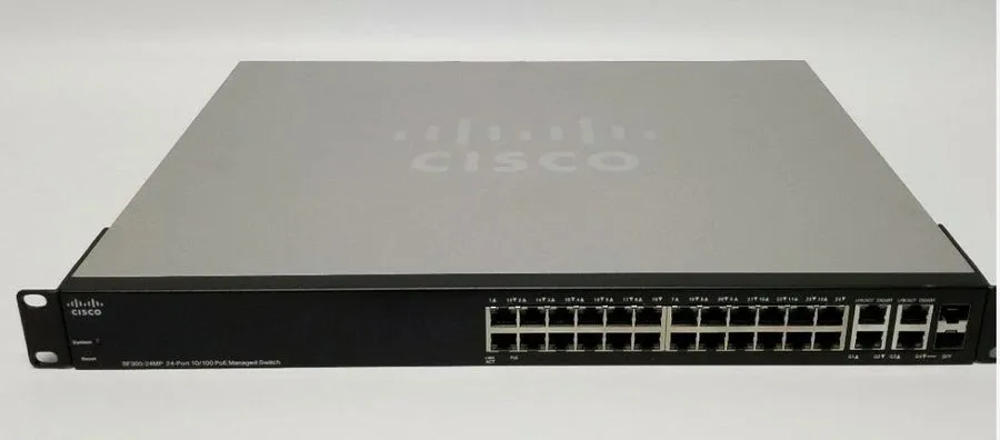 Коммутатор Cisco SF300-24MP 24-Port 10/100 PoE Managed Switch