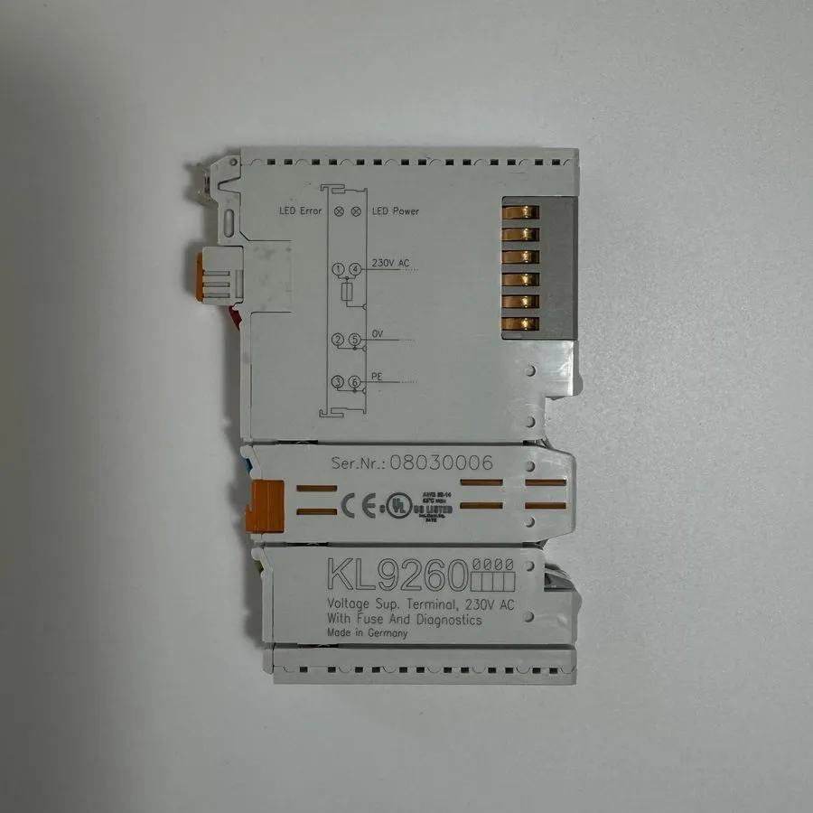 Модуль ввода-вывода Beckhoff KL9260, Potential supply terminal, 120…230 V AC