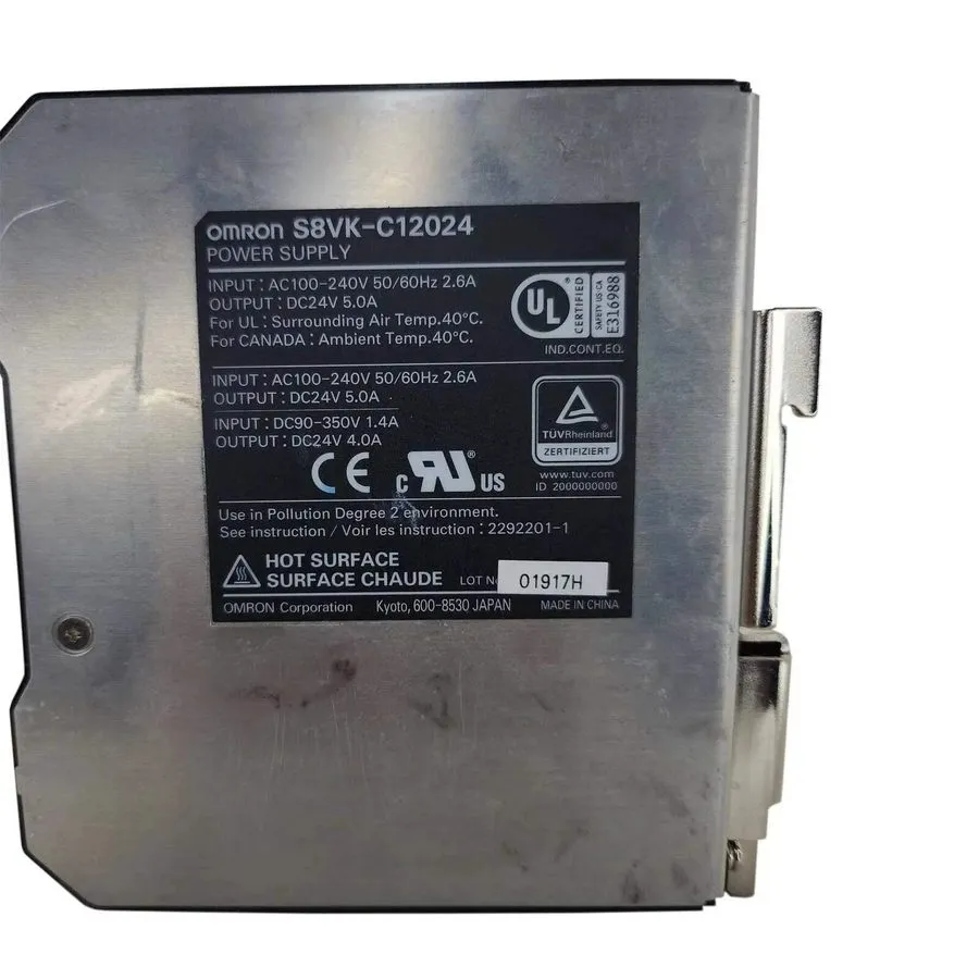 Блок питания OMRON S8VK-C12024 Din Rail Power Supply S8VK-C12024/ED2 120W 24VDC