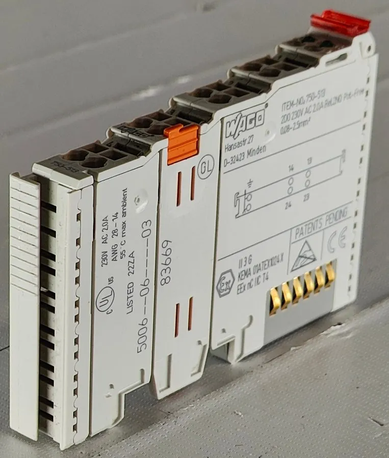 Модуль ввода-вывода Wago 750-513 2NO Output Module Relay 250VAC 2.0A
