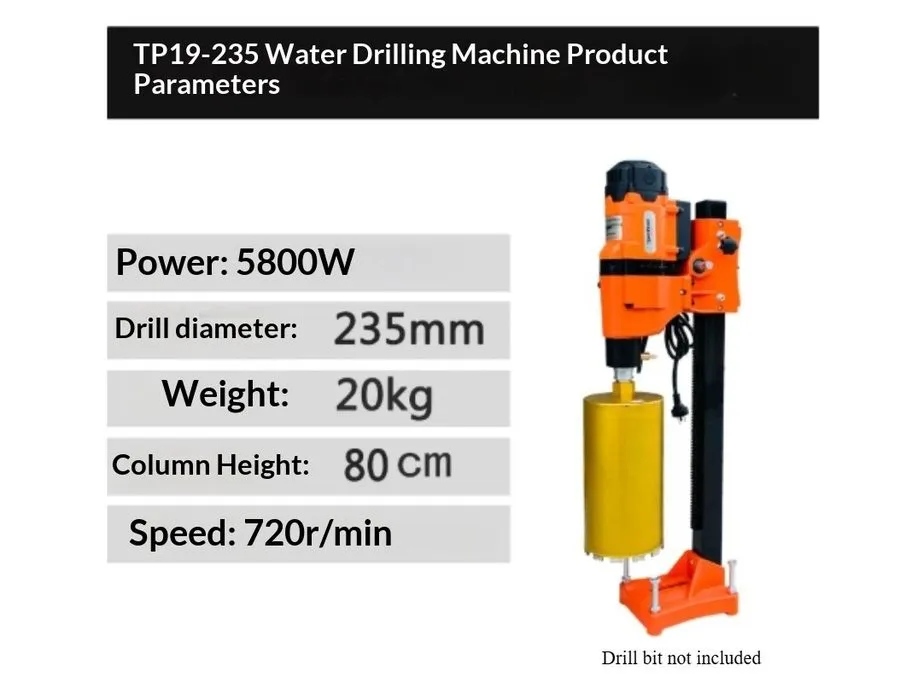 Оборудование Industrial Benchtop Core Drill для Concrete Drilling—High-Power Cor