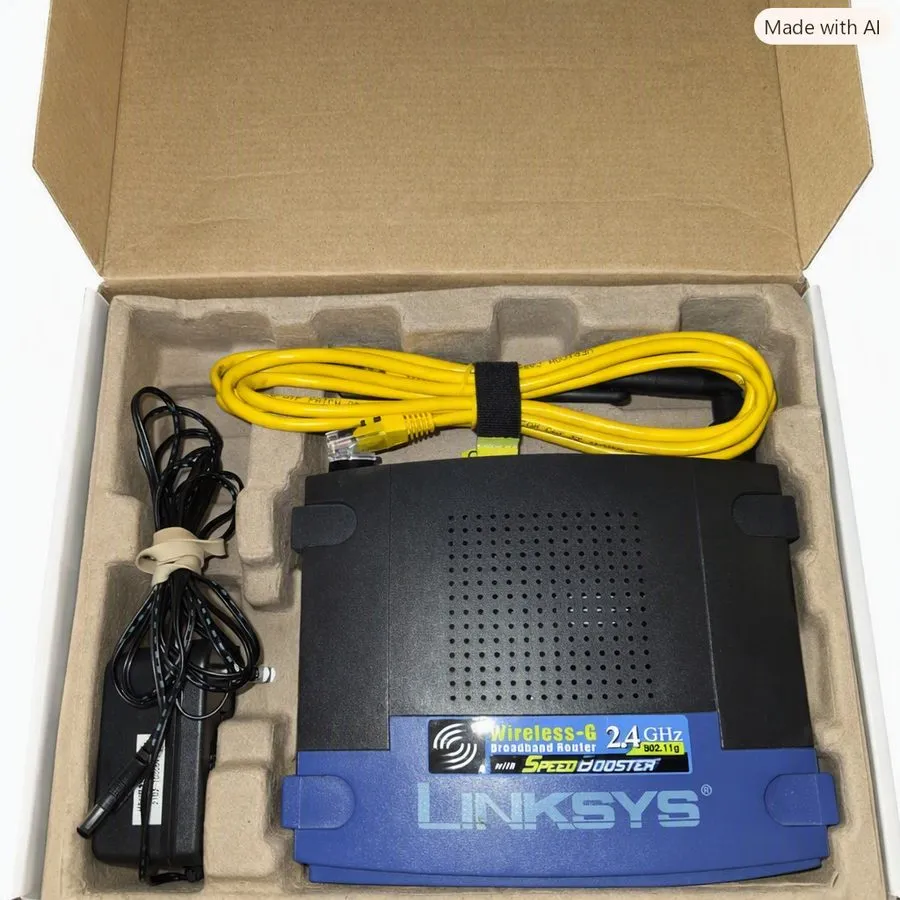 Маршрутизатор Linksys WRT54GS 54 Mbps 4-Port 10/100 Wireless G Router v7