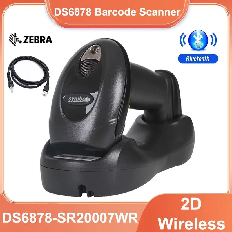 Сканер штрих-кода Zebra Symbol DS6878-SR20007WR USB Wireless Bluetooth Barcode S