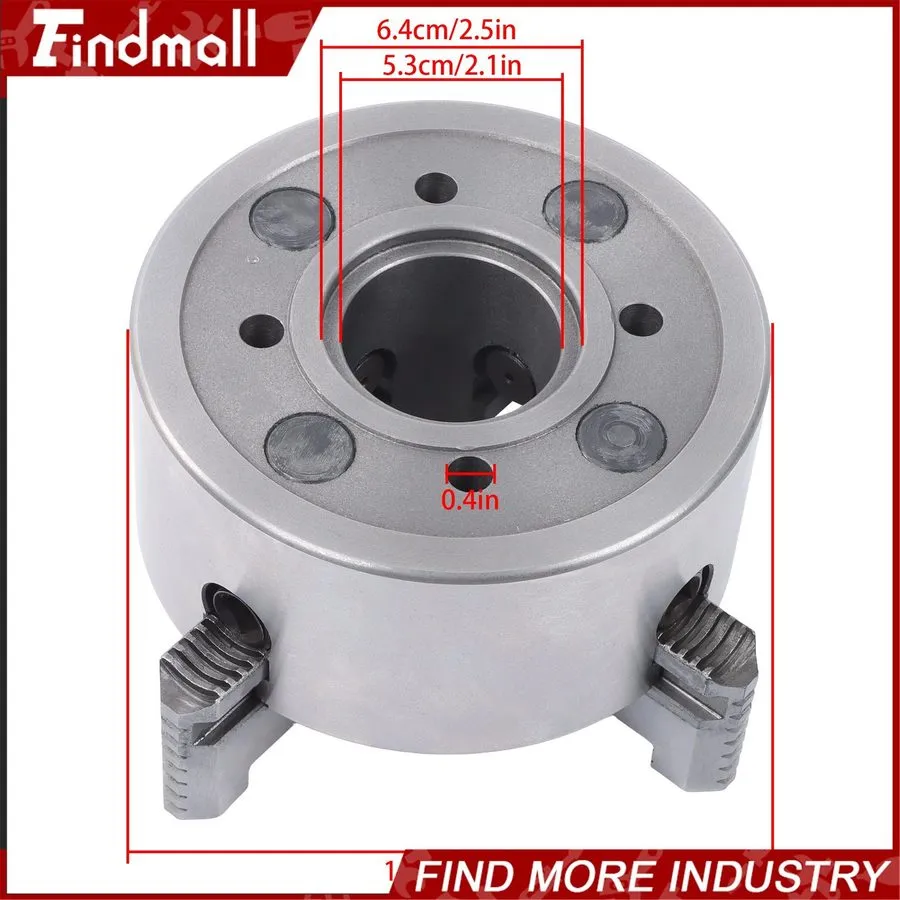 Режущий инструмент K72-160 4 Jaw Lathe Chuck 6.3 Inch Independent Reversible Jaw — фото лота 2