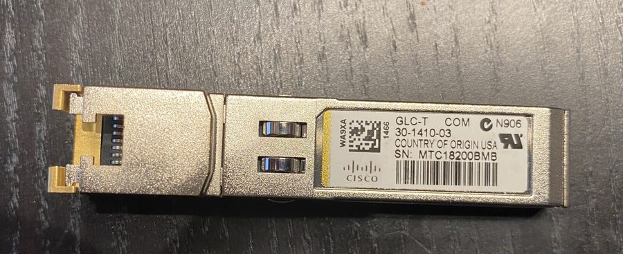 Трансивер in Clamshell Cisco GLC-T 30-1410-03 / 04 SFP Transceivers