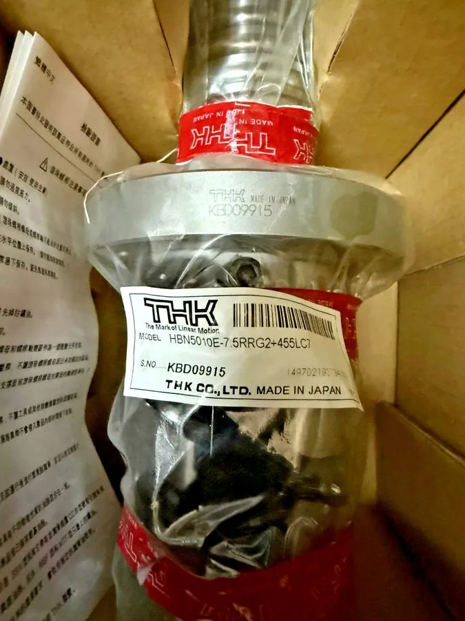 Шарико-винтовая передача THK HBN5010E-7.5RRG2+455LC Ball Screw Shaft and Bearing — фото лота 1