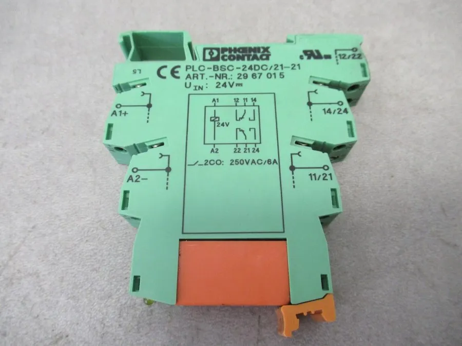 Колодка реле X Phoenix contact plc-bsc-24dc/21-21 Relay Socket 2961192 250VAC/6A