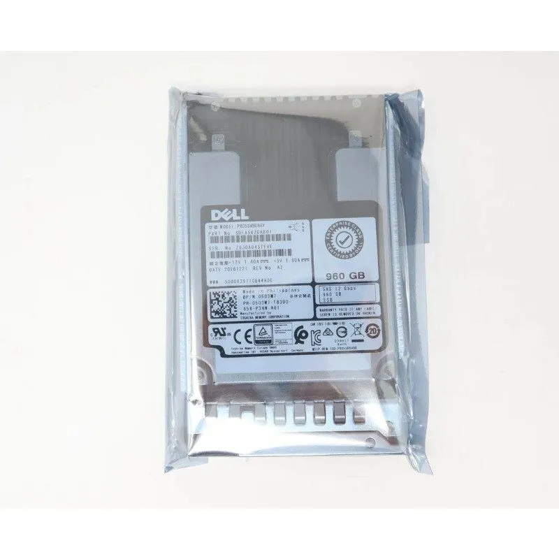 Сервер 0503M7 DELL PX05SVB096Y 960GB 2.5" SAS 12G PowerEdge R660 R770 Server SSD