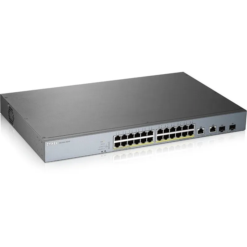 Коммутатор ZYXEL 24-port GbE Smart Managed PoE Switch with GbE Uplink (gs1350-26