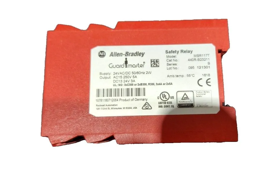 Реле безопасности Allen-Bradley 440R-B23211 Safety Relay 24V AC/DC Model MSR117T