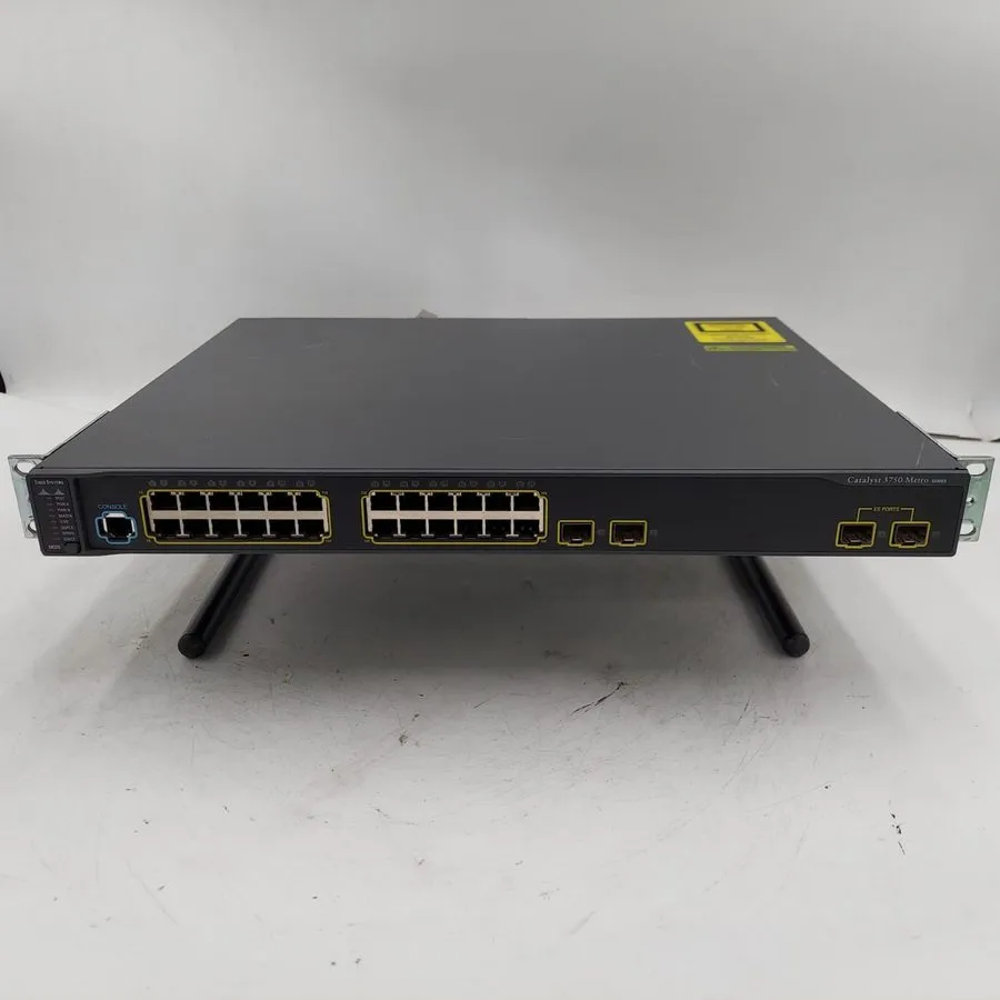 Коммутатор Cisco ME-C3750-24TE-M C3750 24 PORT WITH 2+2 sfp PORT SWITCH .90days