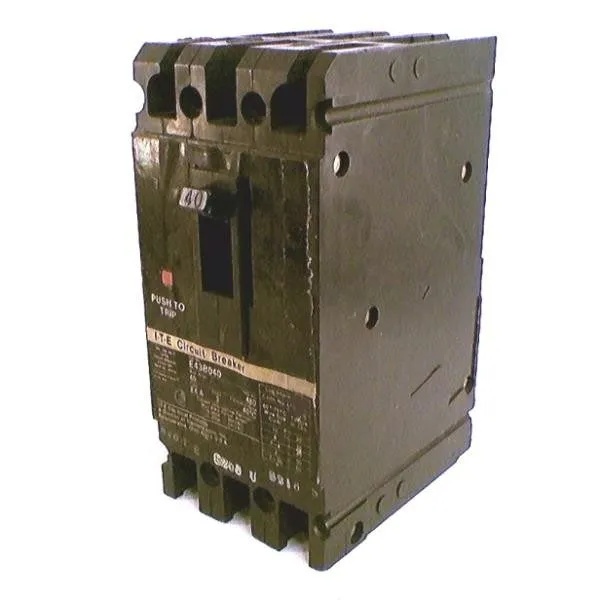 Автоматический выключатель E43B040 ITE SIE CIRCUIT BREAKER 3 POLE 3 PHASE 40 AMP