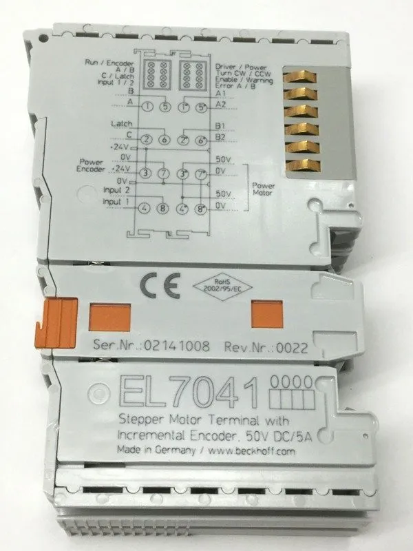 Модуль ввода-вывода Beckhoff EL7041 EtherCAT 1-Channel Stepper Motor Terminal (5