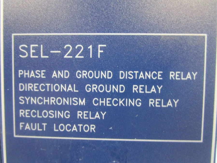 Реле защиты Schweitzer Engineering SEL-221F Phase Distance Ground Relay