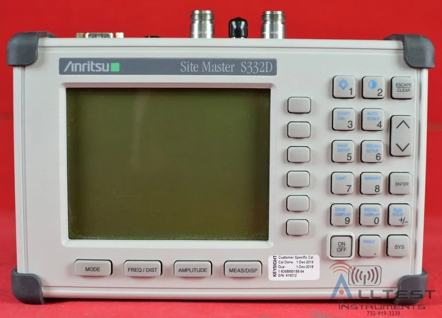 Анализатор спектра S332D Anritsu Spectrum Analyzer Cable and antenna analyzer//l