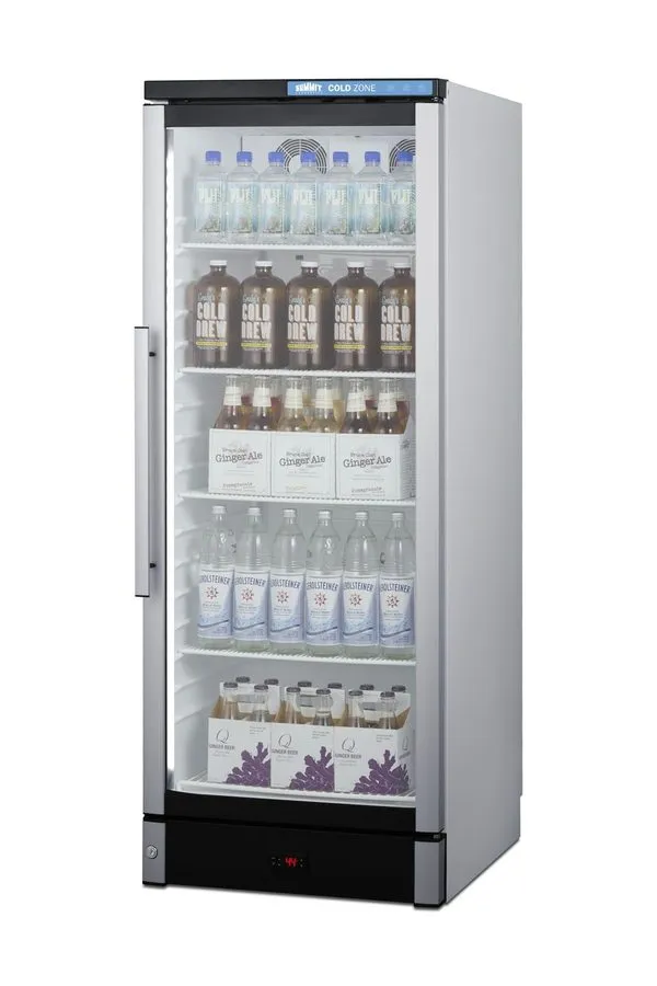 Холодильный шкаф Summit SCR1154 24"W 9.9 Cu. Ft. Right Door Swing Reach-In Glass