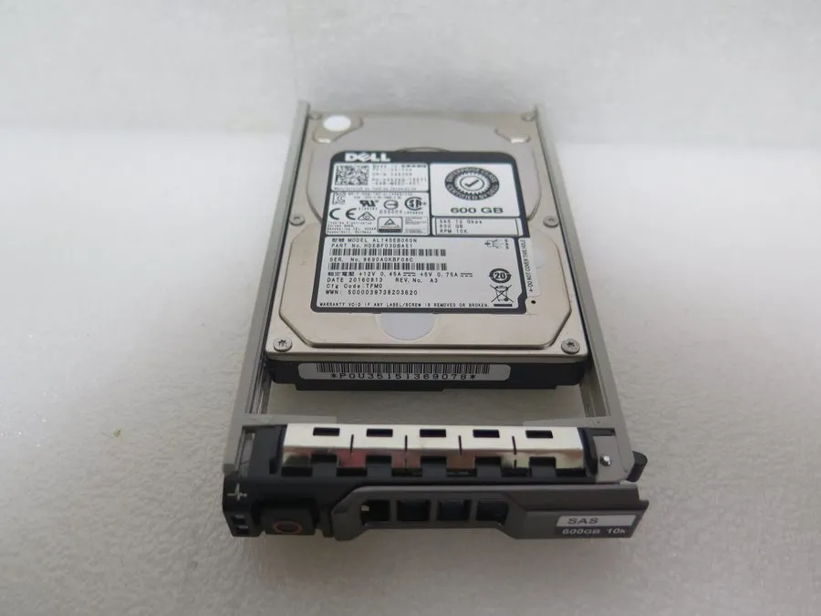 Жёсткий диск 0453KG DELL 453KG AL14SEB060N 600GB 10K SAS 12Gbps 2.5" HDD Hard Dr