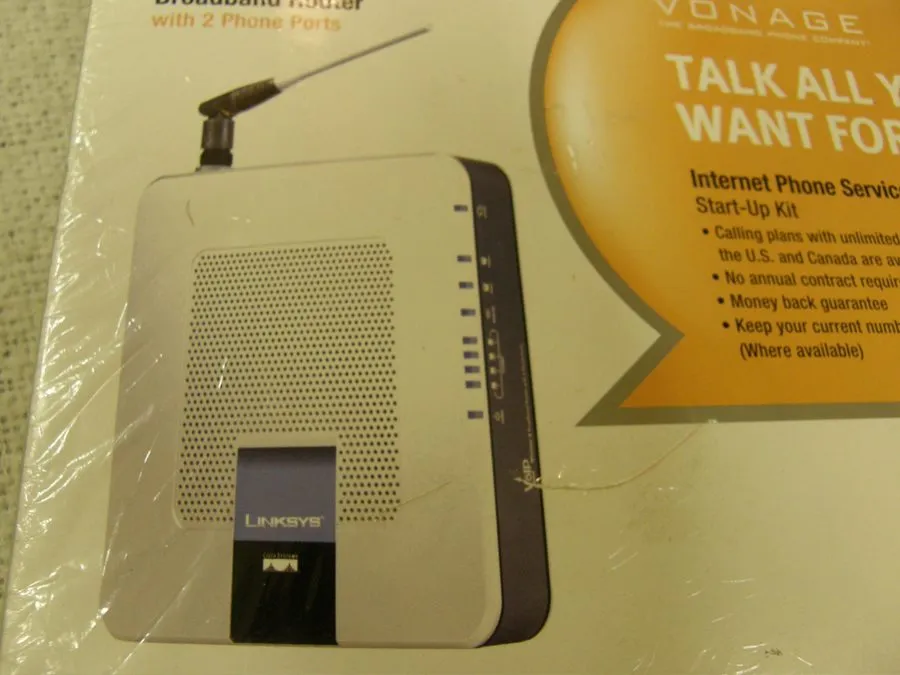 Маршрутизатор Vonage Linksys WRTP54G 3 Mbps 4-Port 10/100 Wireless G Router