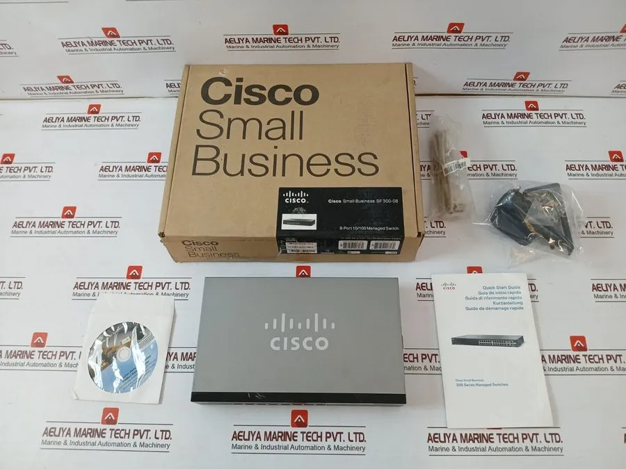 Коммутатор CISCO SF 300-08 300 Series Managed Switch 12V DC 1A ESW811ESD01G 6C50