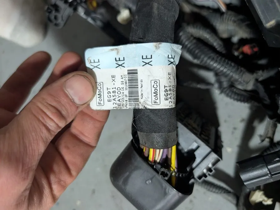 Жгут проводов Ford Fusion 2.5L Engine Wiring Harness EG9T-12A581-XE — фото лота 1