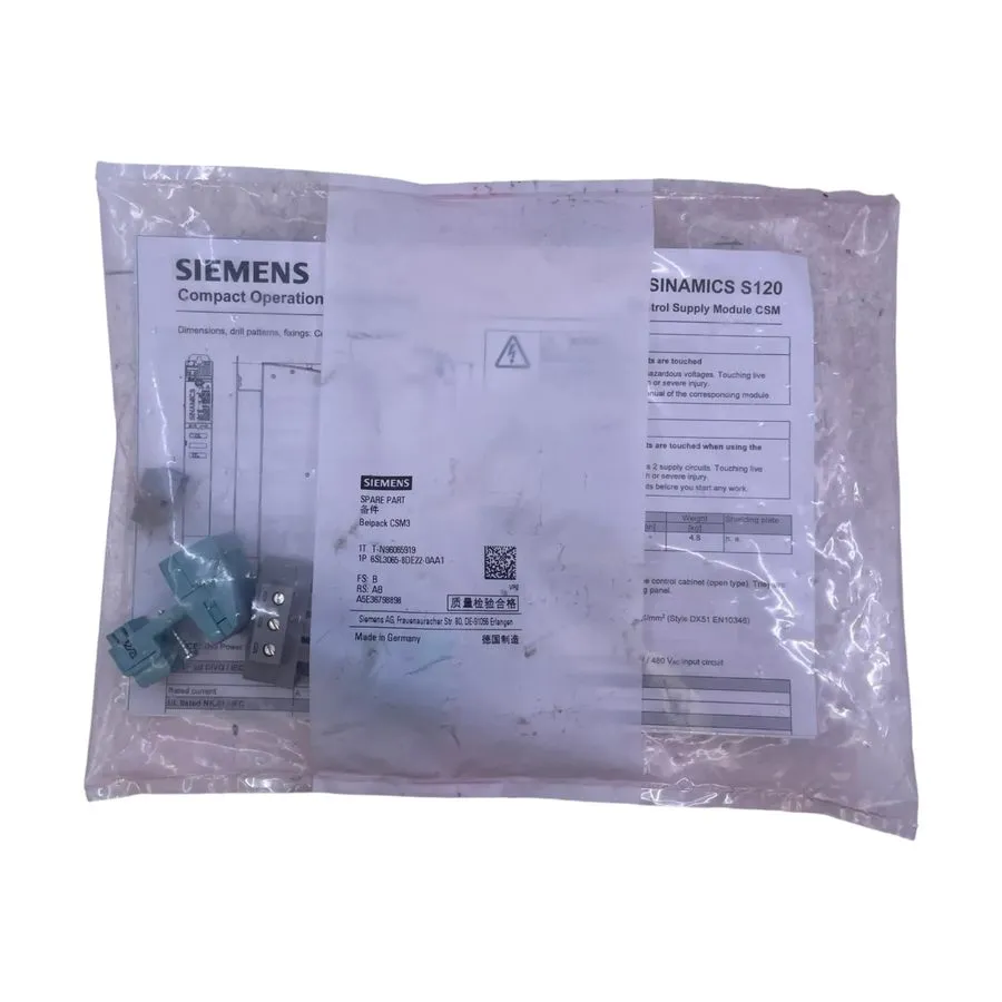 Частотный преобразователь Siemens 6SL3065-8DE22-0AA1 SINAMICS S120 Terminal Kit  — фото лота 2