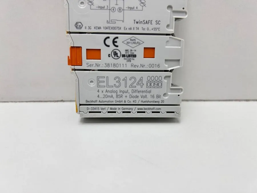 Модуль ввода-вывода Beckhoff EL3124 Analog Input EtherCAT Terminal