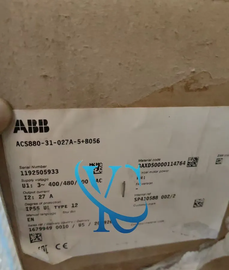 Частотный преобразователь ACS880-31-027A-5+B056