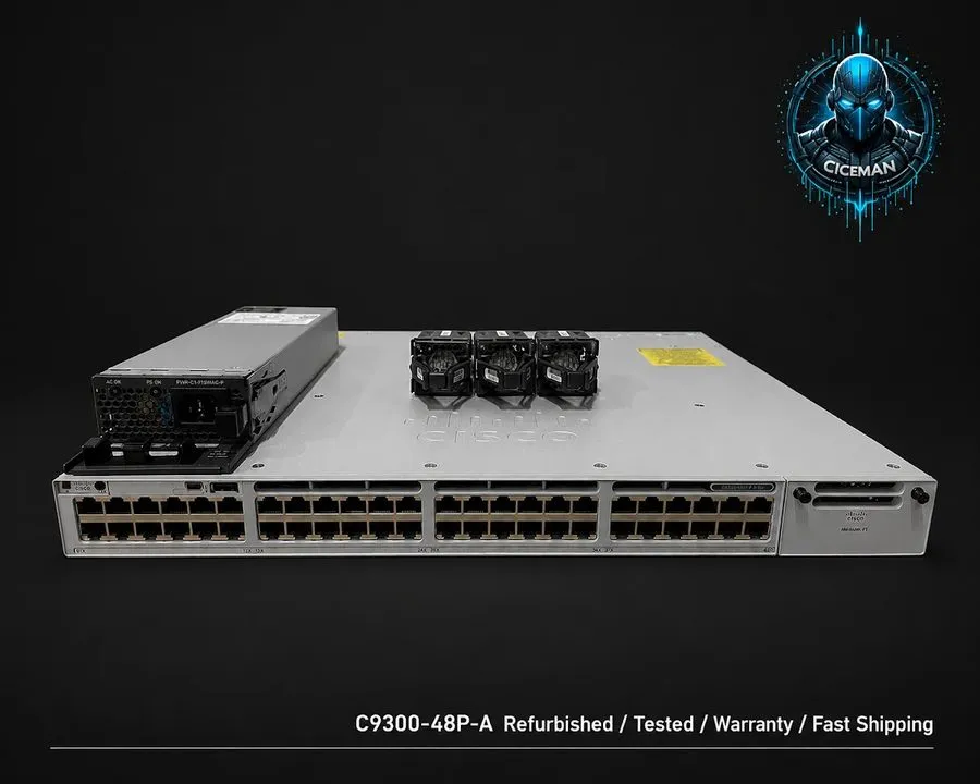 Коммутатор Cisco C9300-48P-A Cisco Catalyst 9300 48-port PoE+ 437W