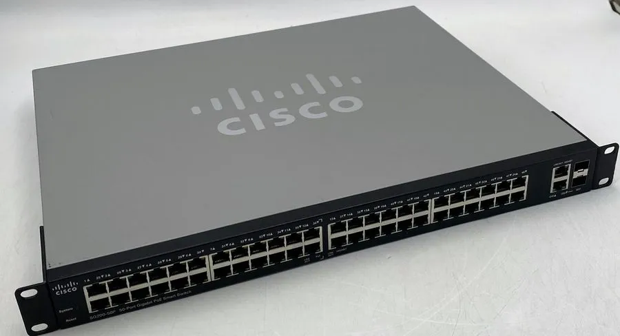 Коммутатор Cisco SG200-50P 50-Port Gigabit PoE Smart Switch 180W PoE Fully