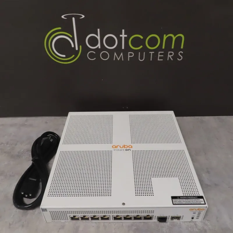 Коммутатор HPE Aruba Instant On 1930 JL681A 8-Port PoE+ 124W Managed Switch