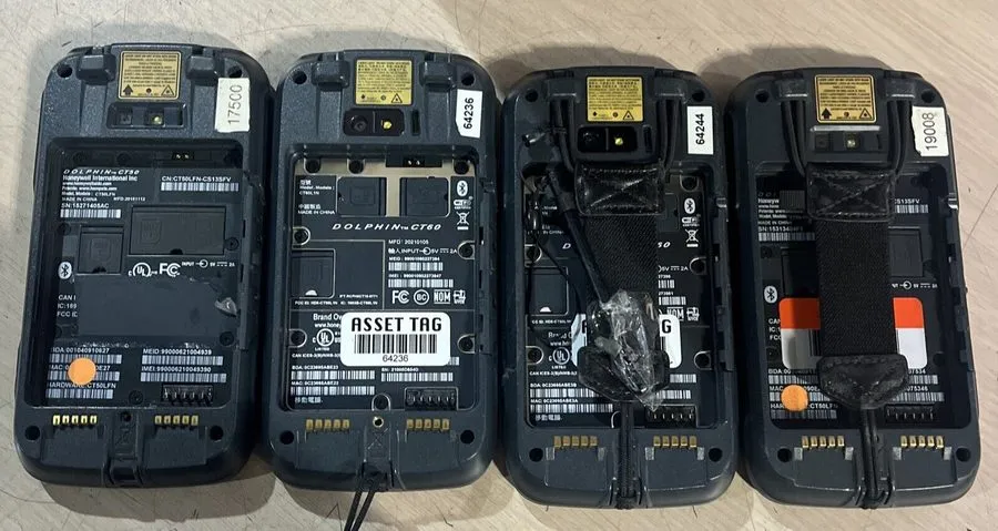 Терминал сбора данных x4 HONEYWELL DOLPHIN CT60 MOBILE HANDHELD COMPUTER CT60L1N