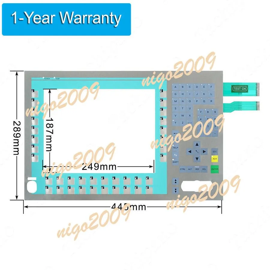 Промышленный компьютер 6AV7801-0BA00-2AB0 Membrane Keyboard