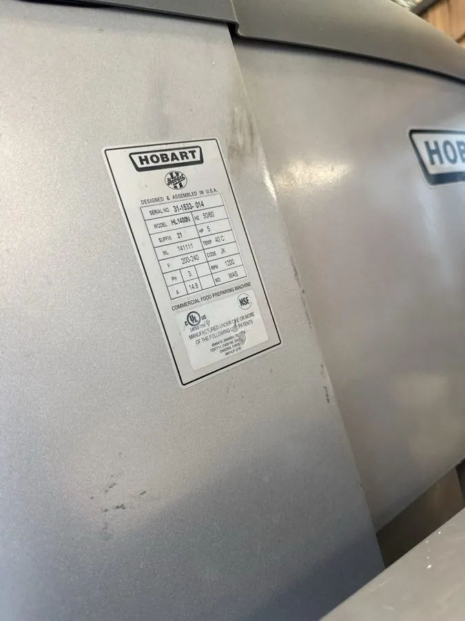 Миксер Hobart HL1400-1STD Floor Model Commercial Mixer 5 Speed MPN — фото лота 1