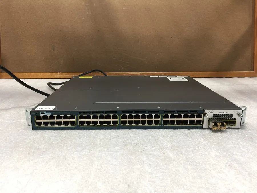 Коммутатор Cisco WS-C3560X-48P-L Standalone 48 Port PoE+, with Dual AC 715W and 